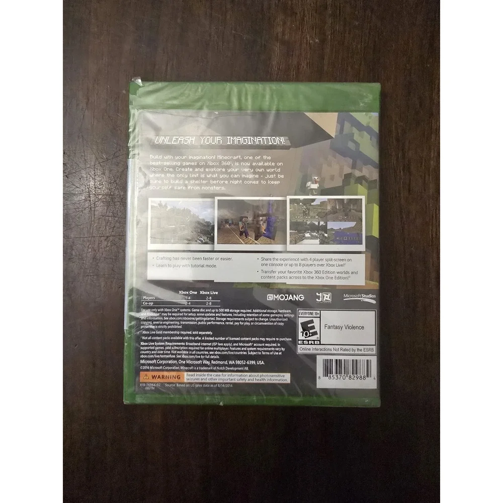 Minecraft Xbox One Edition (Microsoft Xbox One, 2014) BRAND NEW